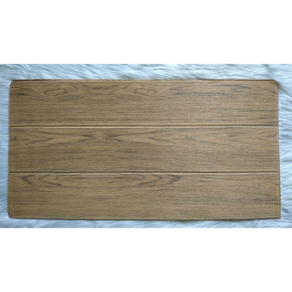 GM511 [1KG=26PCS] Wallpaper Dinding Foam 3D Kecil Motif Kayu / walpaper dinding Foam 50gr-WG - 9