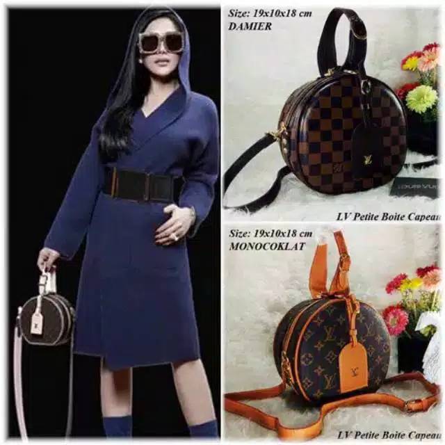LV PETITE BOITE CAPEAU LV BOLA HAND BAG TAS IMPORT