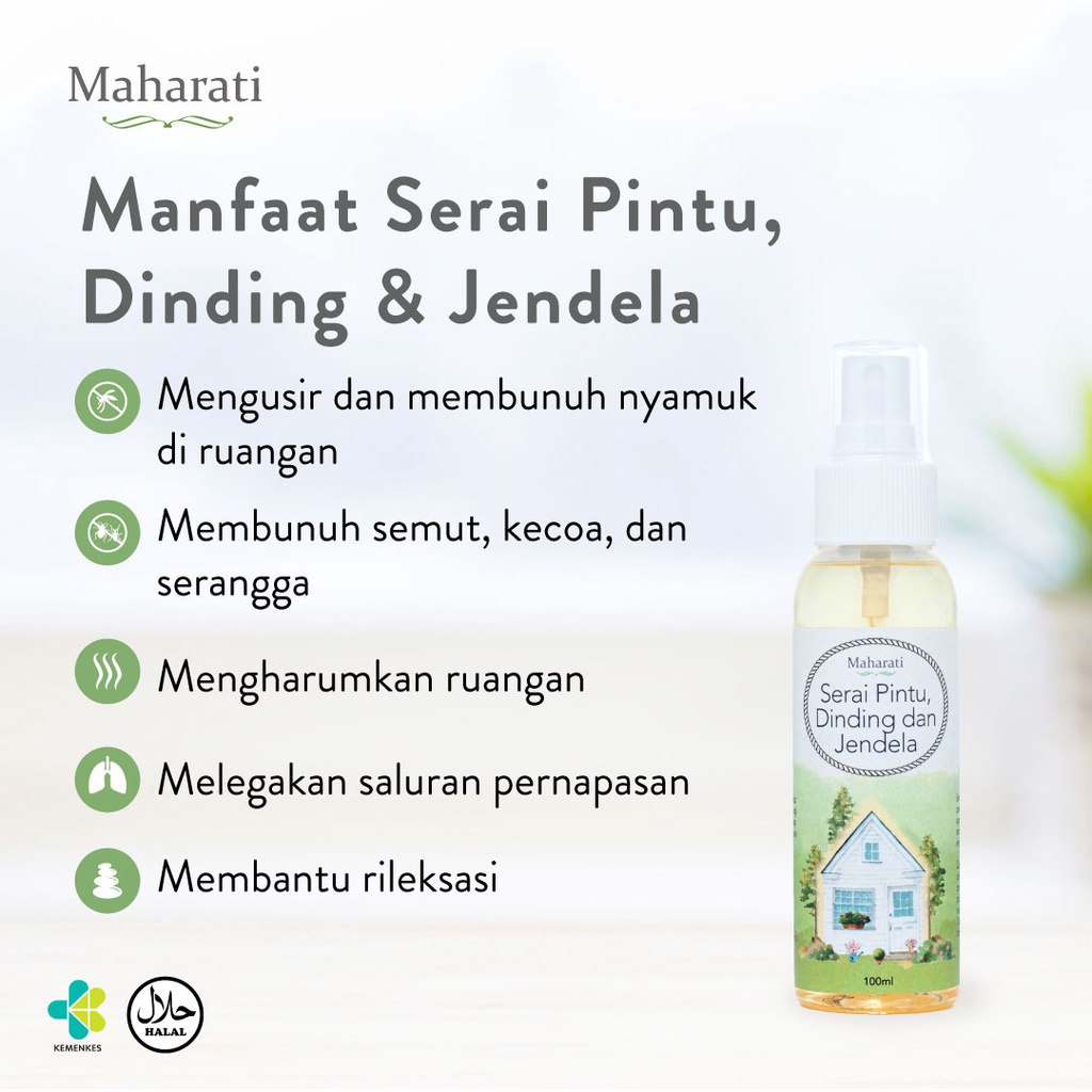 MAHARATI SERAI PINTU, DINDING, DAN JENDELA ANTI SERANGGA - 500ML