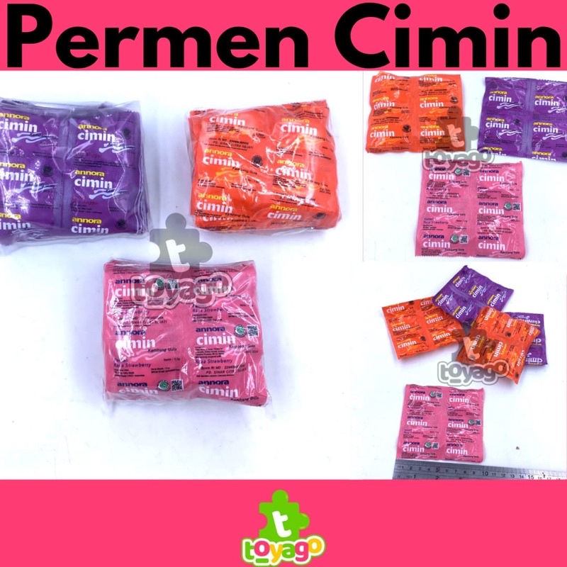 permen annora cimin (1 bungkus) 40pcs grosir murah