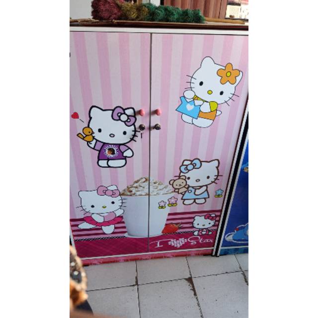 LEMARI PAKAIAN ANAK HELLO KITTY