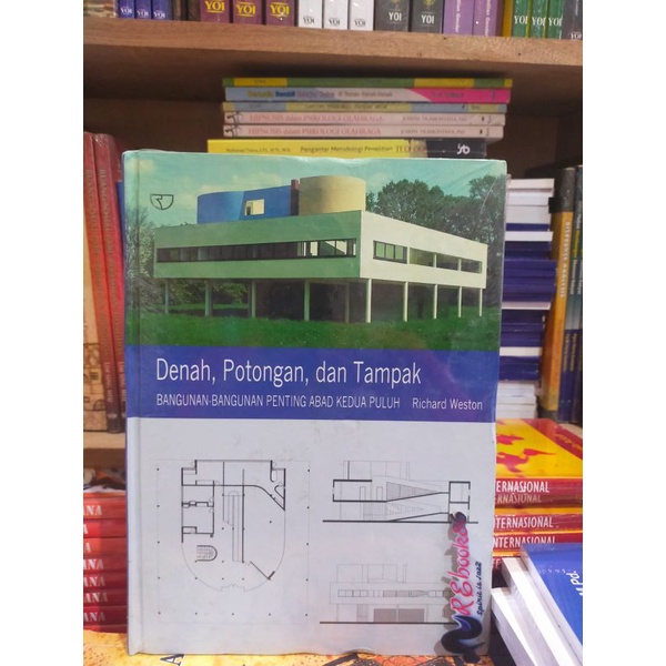 Denah, Potongan, dan Tampak Bangunan -  Richard Weston #RAJAWALI