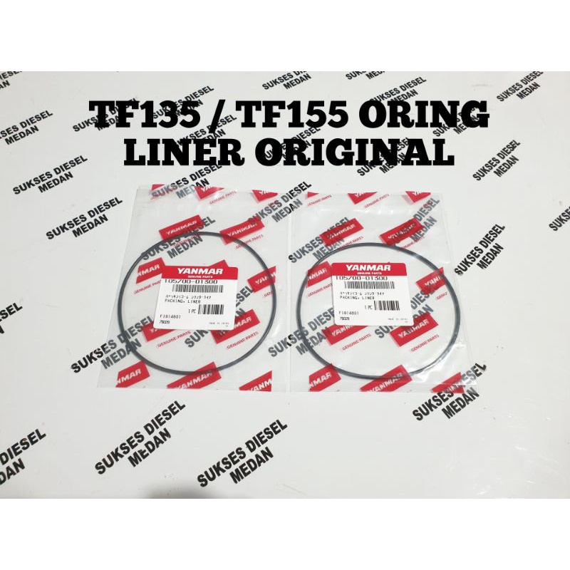 TF135 TF155 Oring Cylinder Liner Karet Boring Foring Bambu Mesin Diesel Yanmar Original