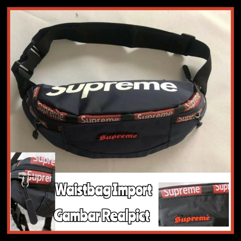 Tas Waistbag Laki Laki Perempuan Import Waterproof Soprty