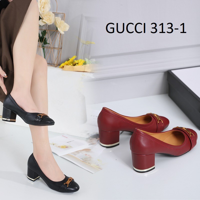 SEPATU KERJA HEELS PLATFORM SHOES 313-1