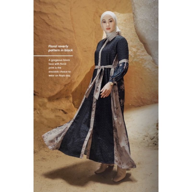 Nada Puspita Floral Revelry Series Dres Wanita Pattern  dres nada Puspita Preloved nada Puspita