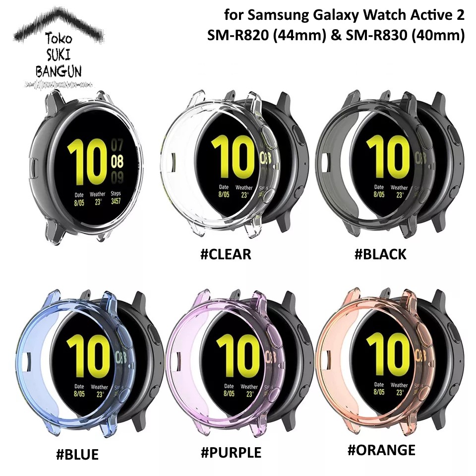 Galaxy Watch Active 2 Case Samsung SM-R820 SM-R830 44mm 40mm Silicone