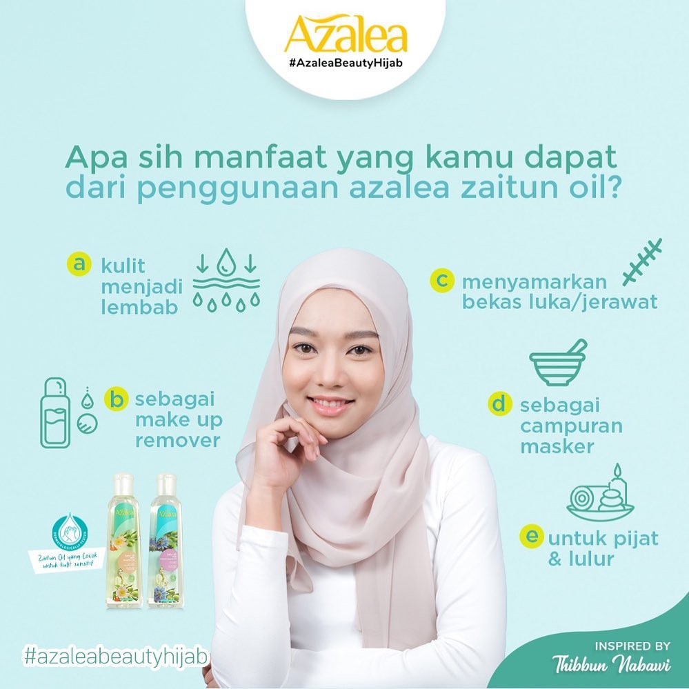 ⭐ BAGUS ⭐ AZALEA  ZAITUN OIL 150ML | Habbatussaudah Rosehip