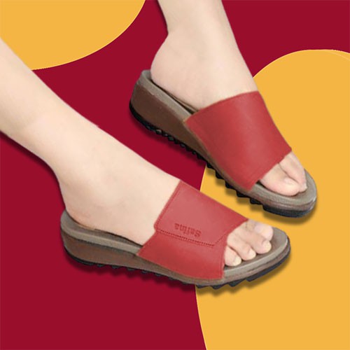 [TC09] SANDAL WEDGES WANITA TALI SENDAL FASHION TERBARU SLOP SELOP SLIP KEKINIAN CEWEK MURAH PLATFORM SIMPLE DEWASA KONDANGAN