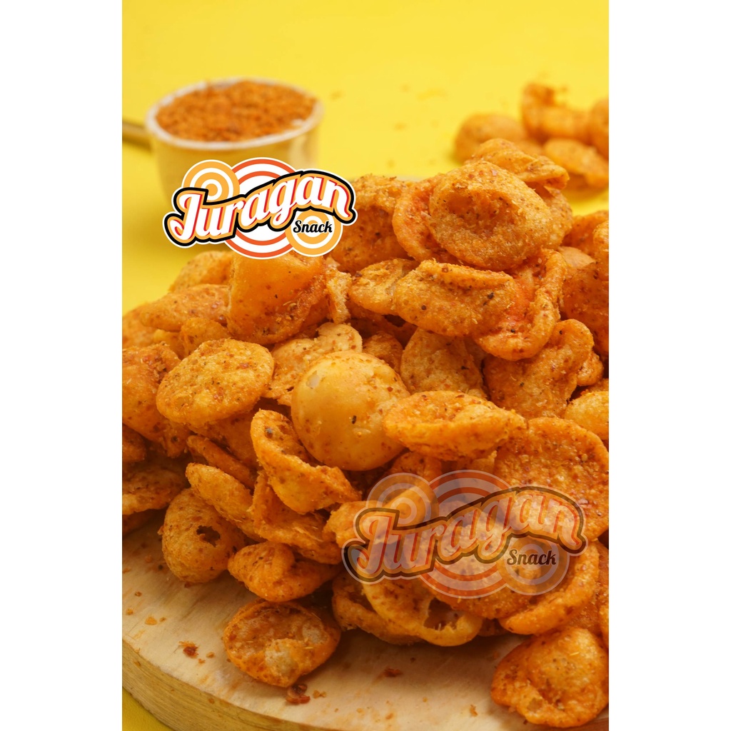 CIMOL GARING PEDAS 250 gram snack kiloan makanan ringan jajanan cemilan camilan pedas asin gurih murah