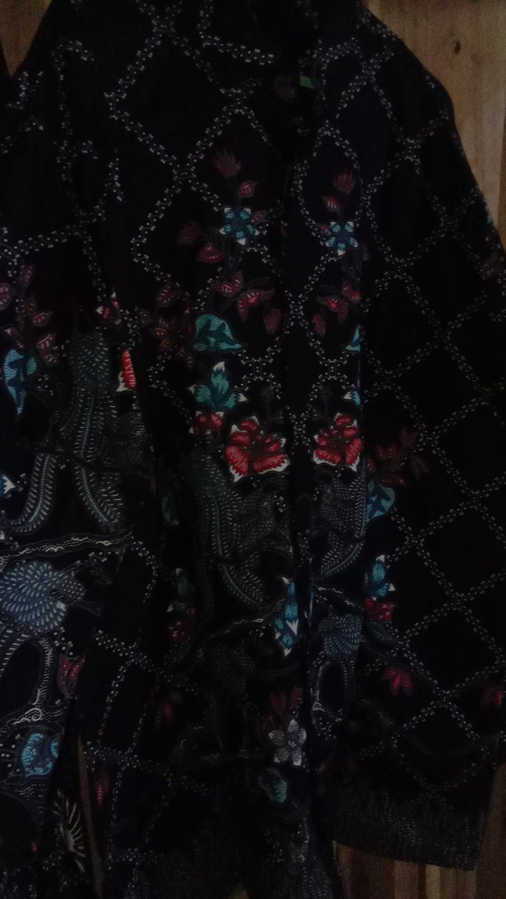 8 Bayna Malika Baju Batik Couple Gamis Jumbo Murah Pasangan Modern Muslim