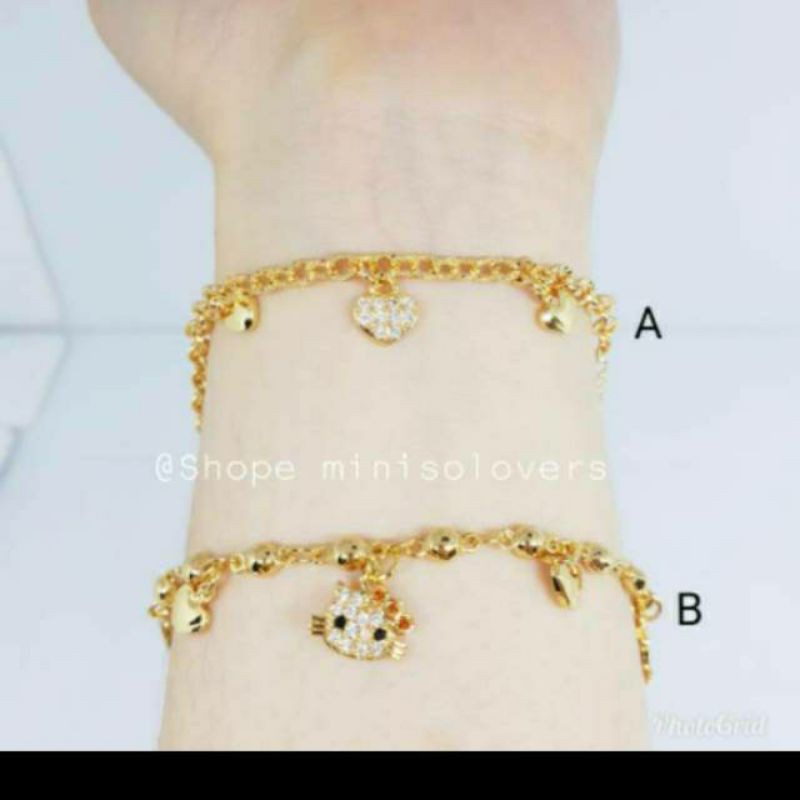 Gelang korea simple rantai xuping uk 16-18cm korea GRA-01