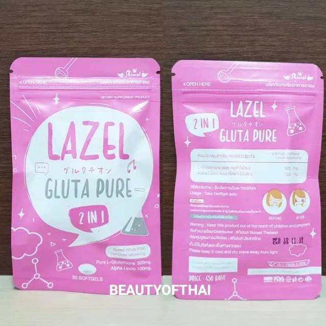 GLUTA PURE LAZEL 2 IN 1 THAILAND