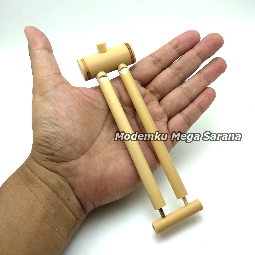 Mainan Jadul Sempritan Bambu Double | Peluit Bambu Cuit Suara Burung