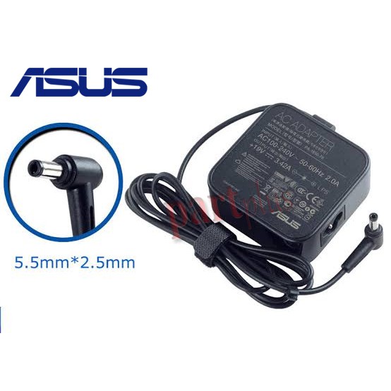 Adaptor Charger Original Laptop Asus SQUARE 19V 3.42A (5.5*2.5)