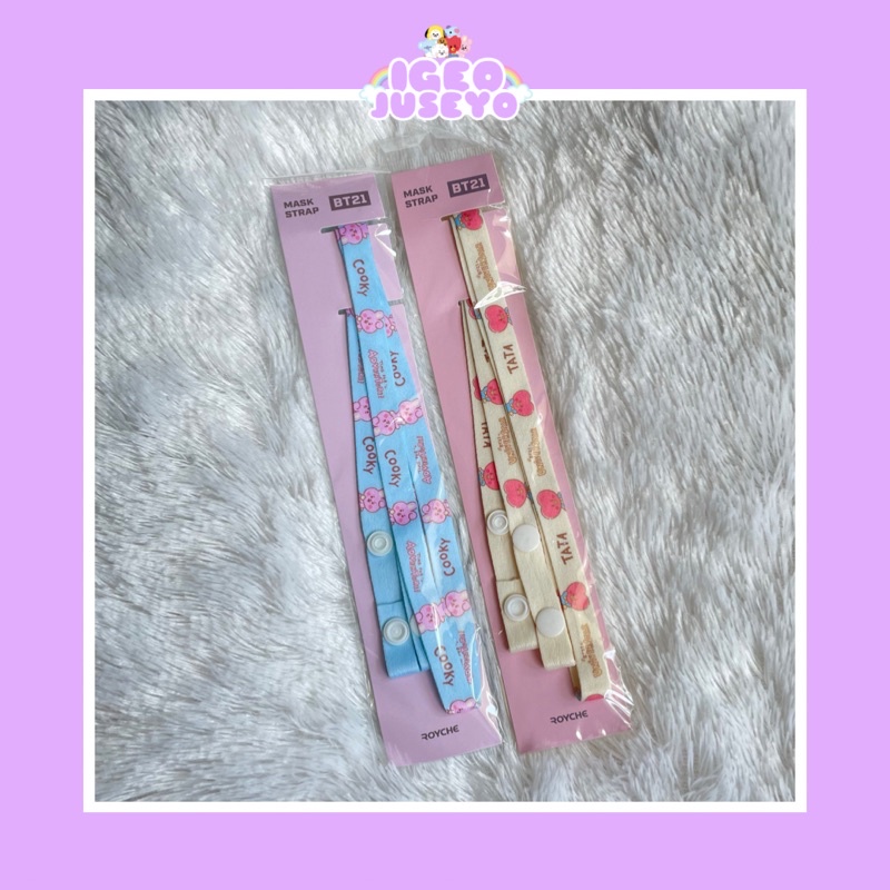 [READY] BT21 Baby Mask Strap Necklace Band