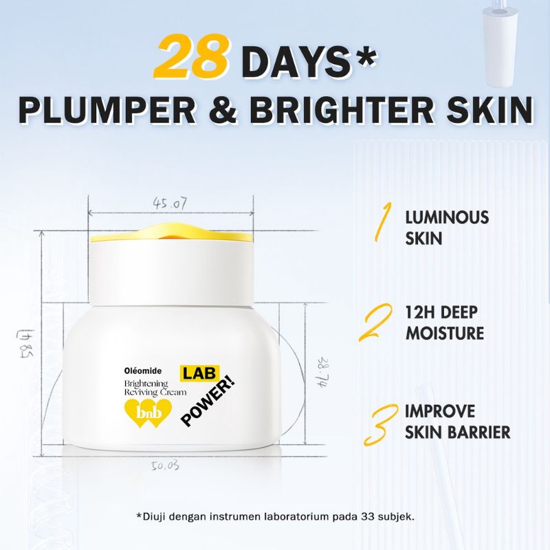 BNB Barenbliss Korea Meta Glow Lab Power Oleomide Brightening Korea Reviving Cream 28 Days
