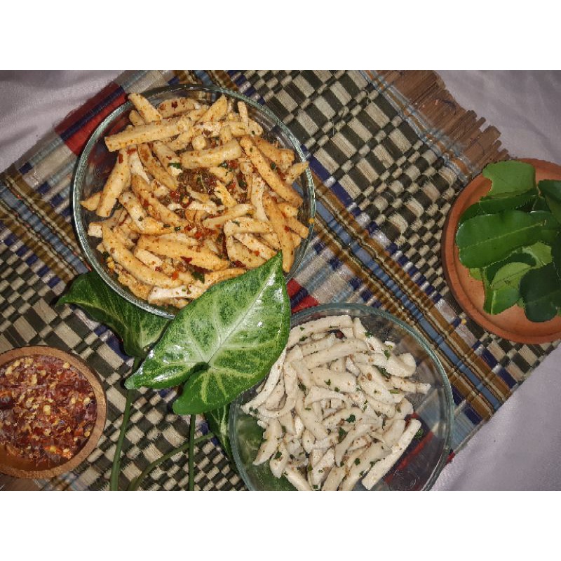 

Basreng Kering Cikruh pedas daun jeruk 1 kg