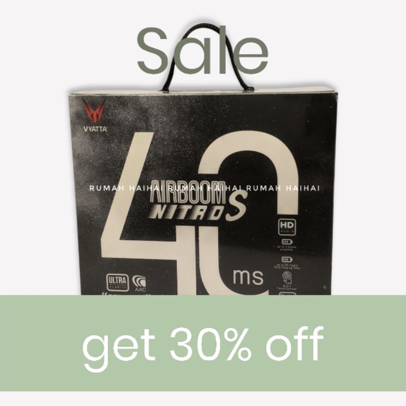 Airboom Nitro S Vyatta Baru/BNIB/Segel