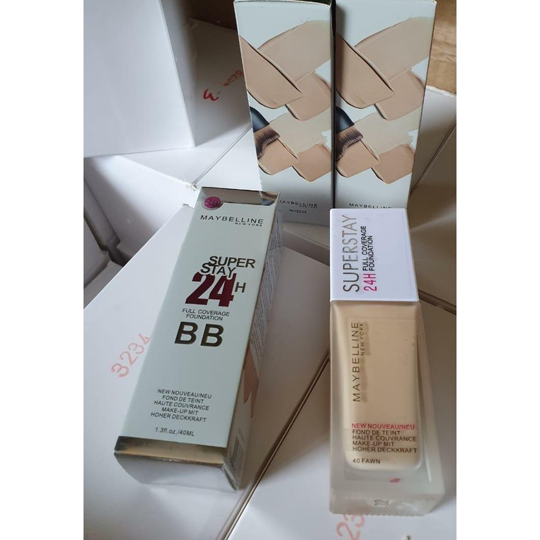 Maybelline Fit Me! Matte FOUNDATION Poreless/FOUNDATION Super Stay 24H