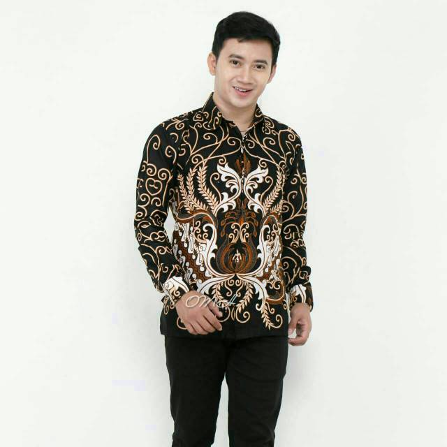 Kemeja batik pria PPBTK07 WSA04 lengan panjang /kemejapria/kemejabatik/batikpria/batikmodern  Bfj02