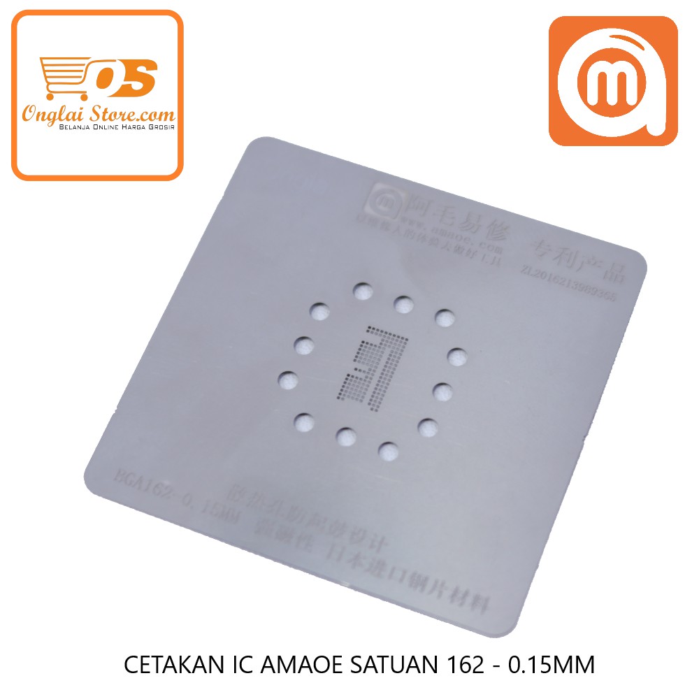 CETAKAN IC AMAOE SATUAN 162 - 0.15MM