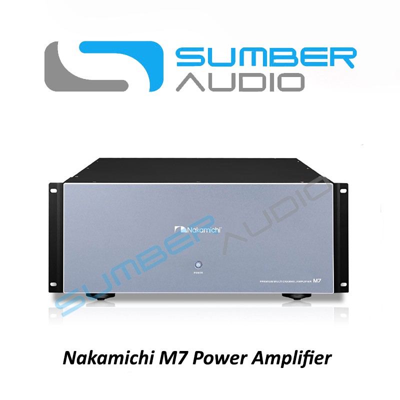 Nakamichi M7 M 7 Power Amplifier Home Theater Karaoke Multiple Channel 7.1