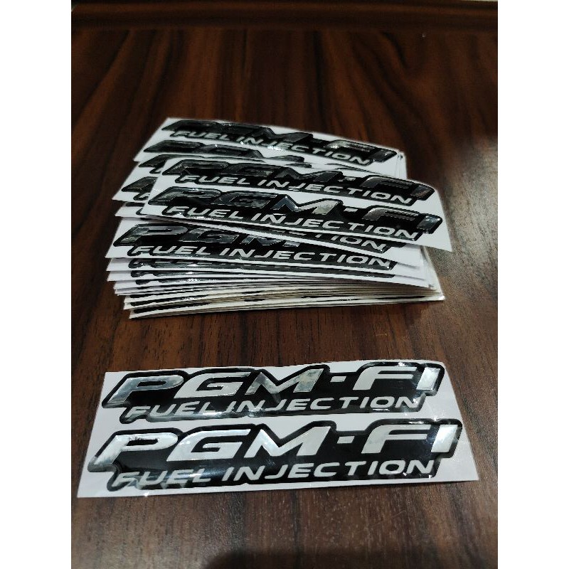 STICKER EMBLEM PGM FI FUEL INJECTION