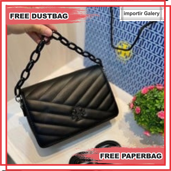 Tas Wanita Selampang Tb Sofia Tury Burch Origin Import Premium Branded - Hitam Murah