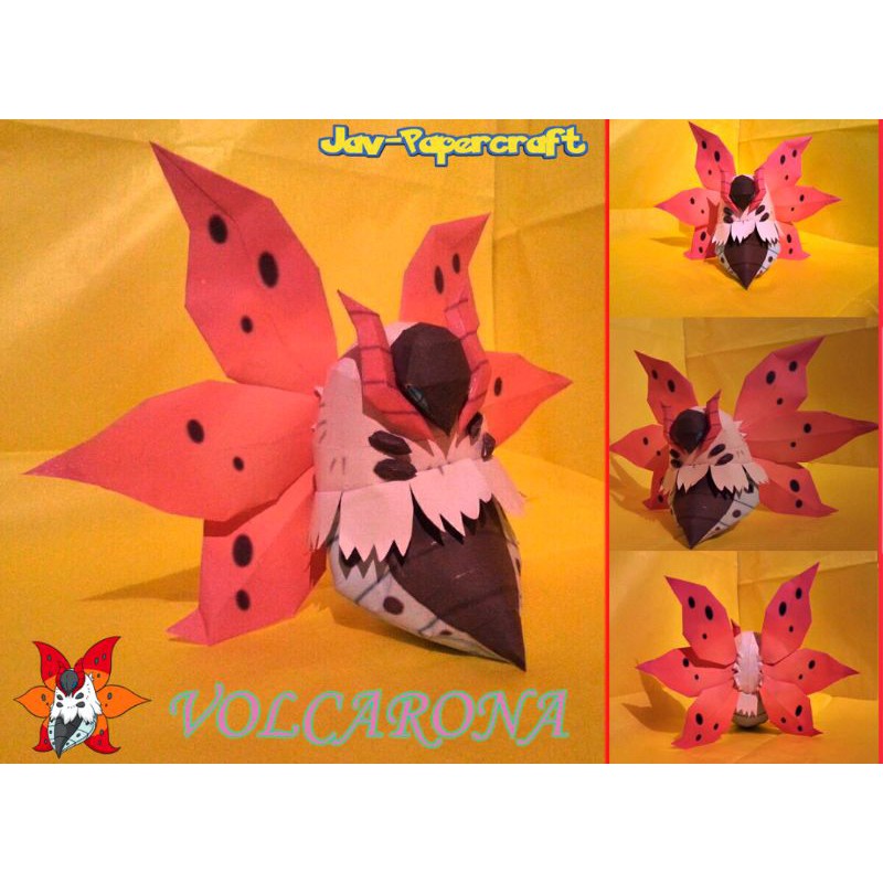 Pokemon Volcarona v2 Papercraft