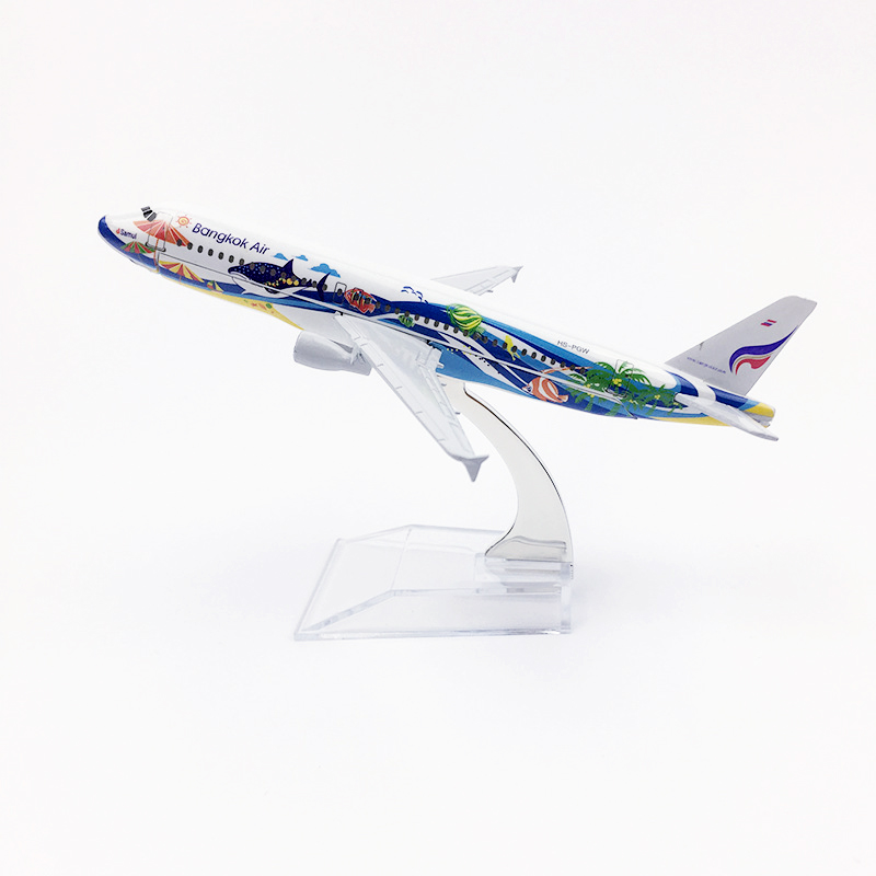 Pesawat Terbang Airbus A320 Airbus A320 Diecast Model 16CM / 20CM