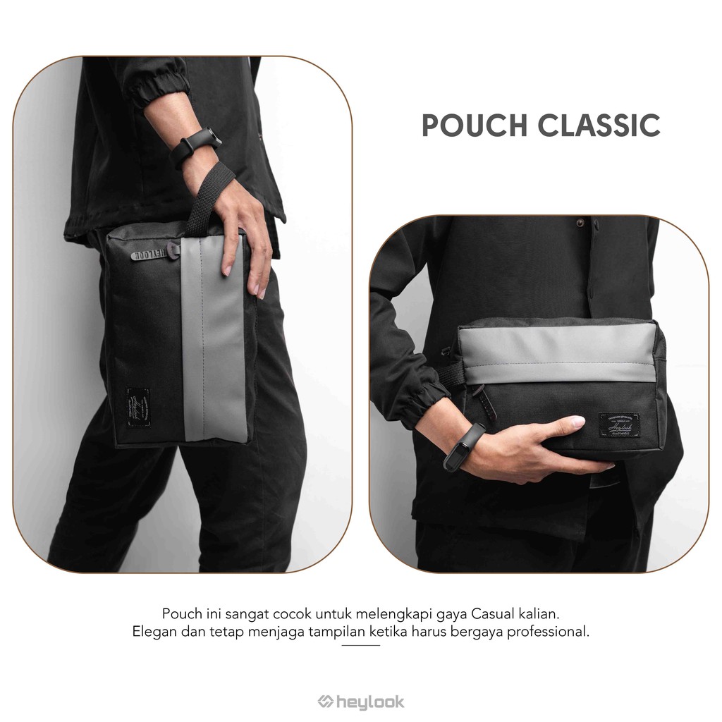 HEYLOOK Project - Pouch Pria Wanita Clutch Bag Pria Wanita Hand Bag Pria Wanita Original