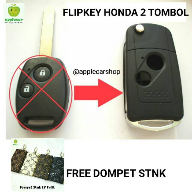 Flipkey Casing Kunci Lipat Honda Flipkey Crv Mobilio City Jazz Brio