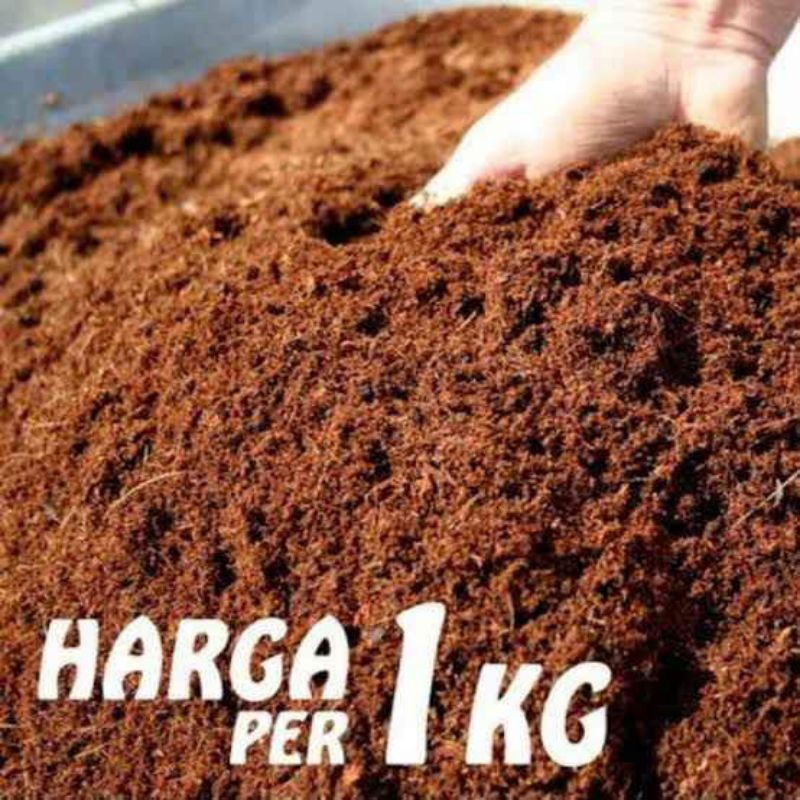 COCOPEAT 1kg / cocopeat repack 1kg + vit B1 / Media tanam Cocopeat / kokopit / cocopit