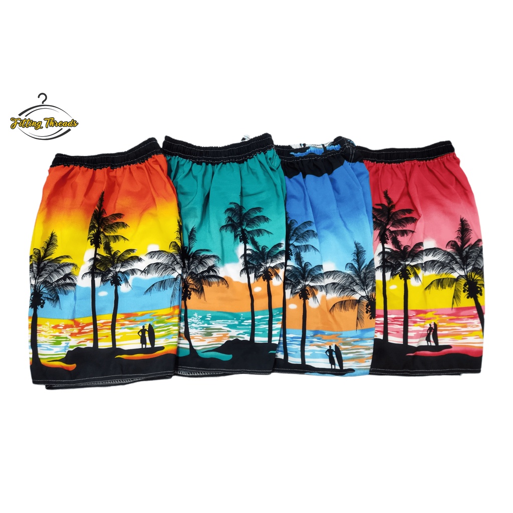 Celana Pantai Hawai Anak Remaja Dewasa / Celana Kolor Motif / Celana Pendek Boxer Harian / Celana Bali