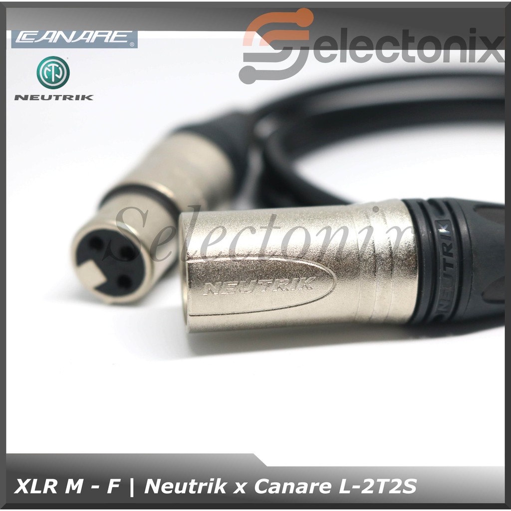 Kabel Mic XLR Male - Female | Neutrik x Canare [4m]