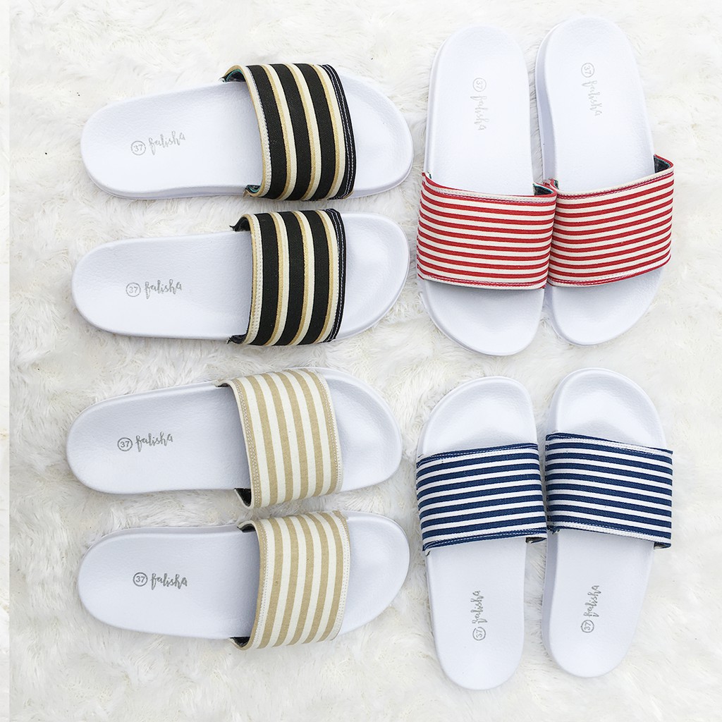 Falisha - Homey Slippers Stripy Series