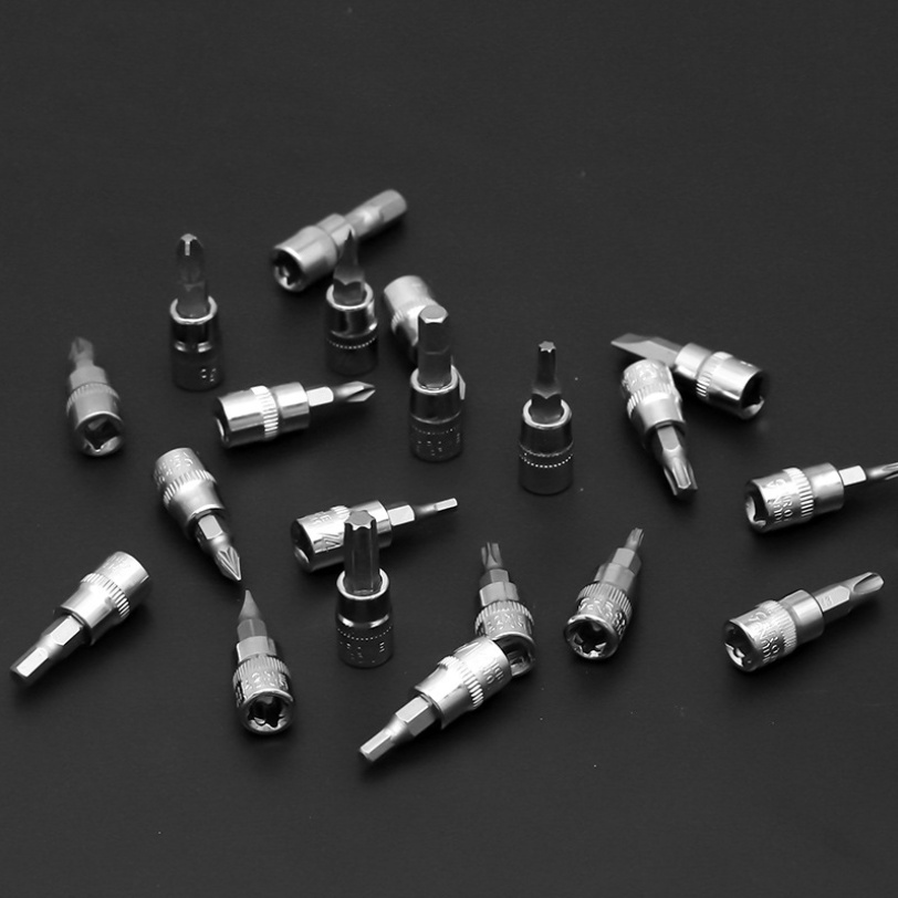 Set Kunci Sok Kunci Shock 46 pcs Mobil Motor Lengkap Socket Tool Kit Pas Ring L Motor Mobil-2