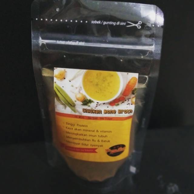 

Kaldu tulang ayam (dimasak 24 Jam), kemasan ekonomis 100ml