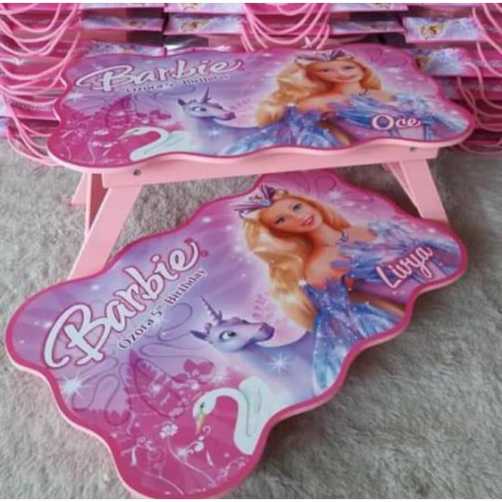 (Promo ultah) Meja belajar lipat anak custom