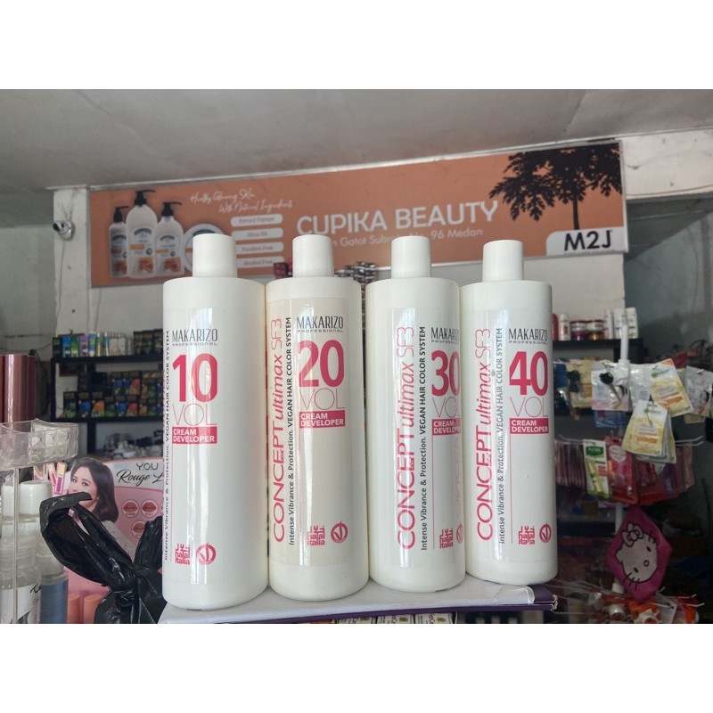 &lt;cno&gt; 1000 ml -- makarizo Concept Ultimax Cream developer -- oxydant developer makarizo isi 1000 ml