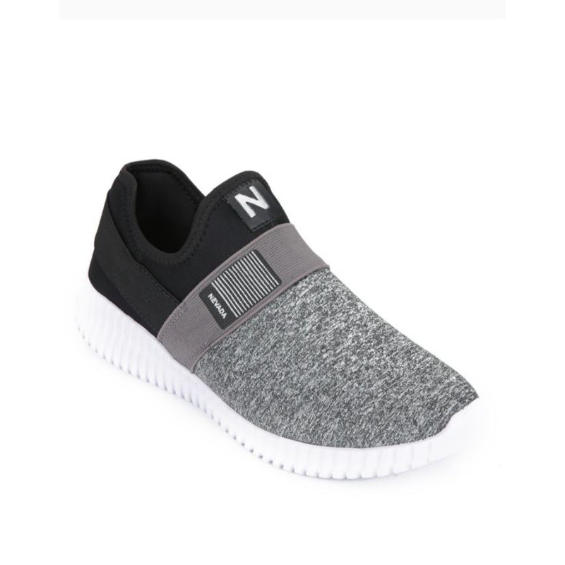 sepatu nevada pria slip on woven strap