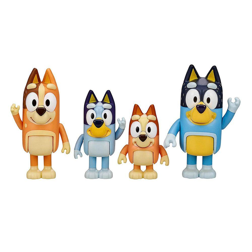 Suyo 8Pcs/Set Action Figure Kartun Dekorasi Desktop Bluey Friends Model Boneka Anjing