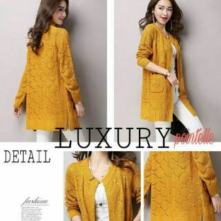 Cardigan Rajut Luxury Kardigan Wanita Model Terbaru po Cardigan Rajut Luxury Kardigan Wanita Model Terbaru po