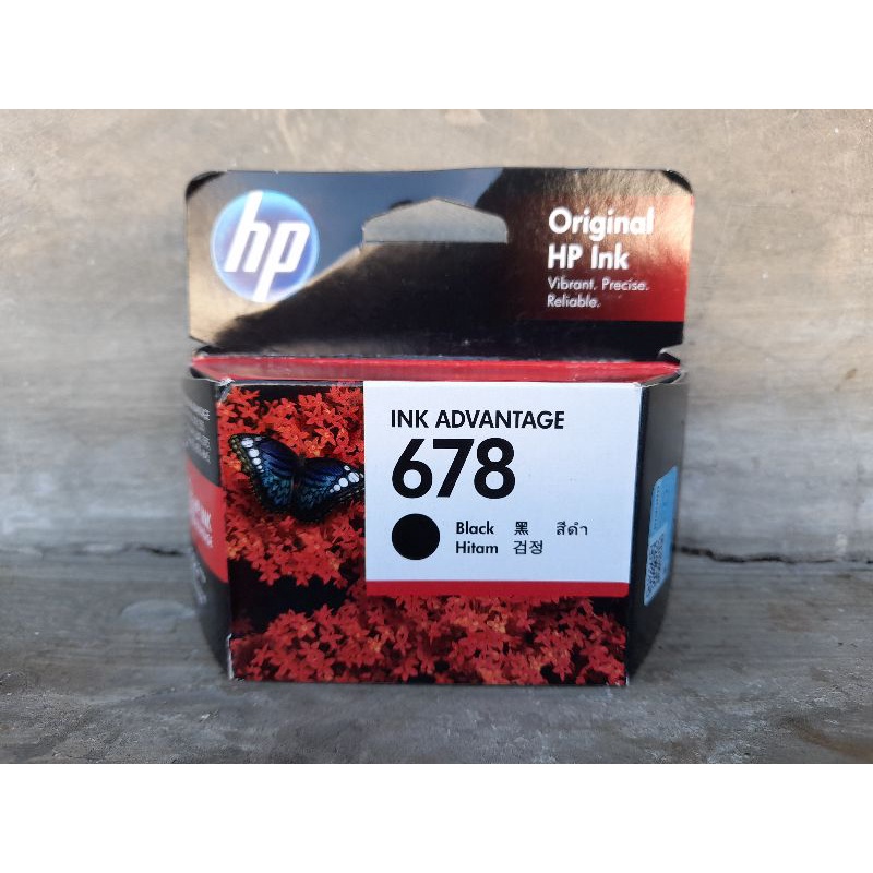 TINTA PRINTER CARTRIDGE PRINTER HITAM HP 678 HP DESKJET INK ADVANTAGE 1015 1018 1515 1518 2515 2545 