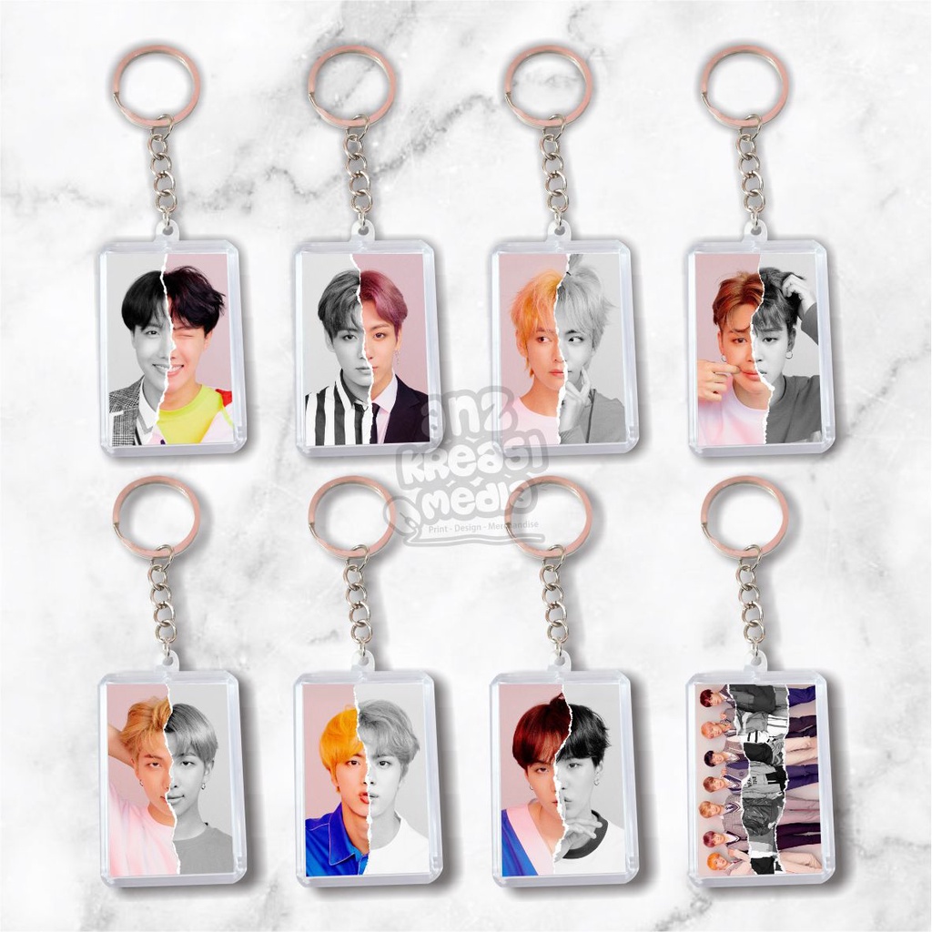 (READY STOCK) GANTUNGAN KUNCI AKRILIK - BTS ANSWER L