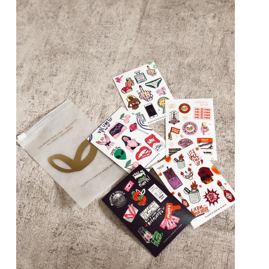 

VJP Pluffyschoice Sticker Pack MINI Edition Model Baru