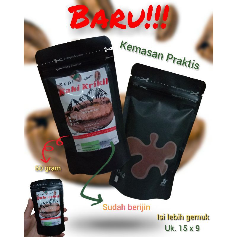 

Robusta Premium kemasan Praktis (60 gram)