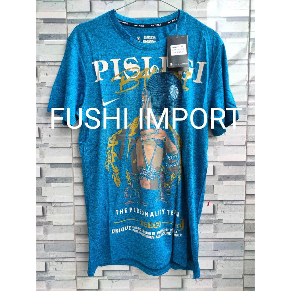 HQ KAOS/POLO DRYFIT 18220# KAOS RUNNING OLAHRAGA PRIA SPORT CASUAL IMPORT