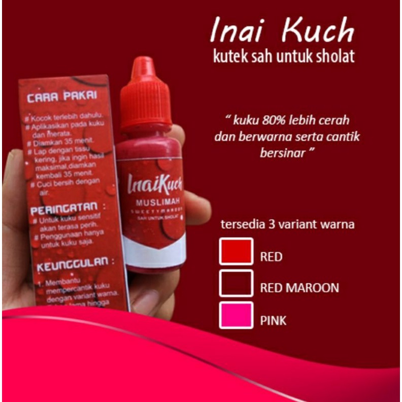 inai kuch muslimah (pewarna kuku)